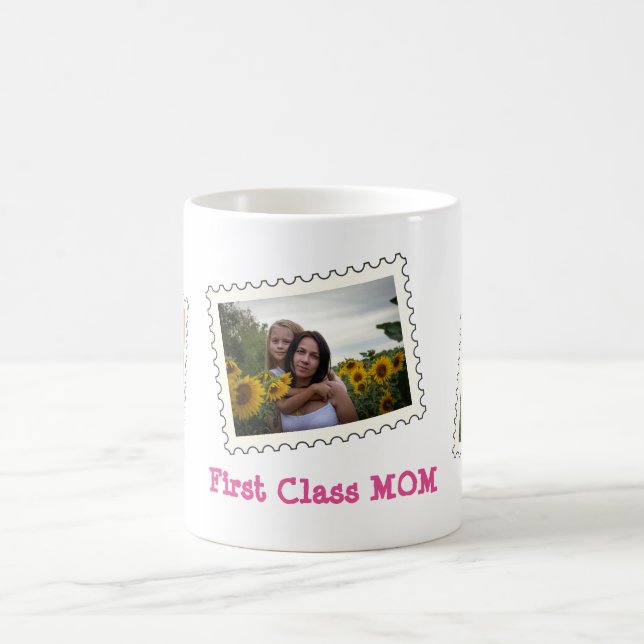 Caneca De Café Melhores fotos personalizadas MOM de primeira clas (Centro)