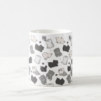 Caneca De Café Melhores mães 💖 presentes | Gatos brancos 🐾 em ☕