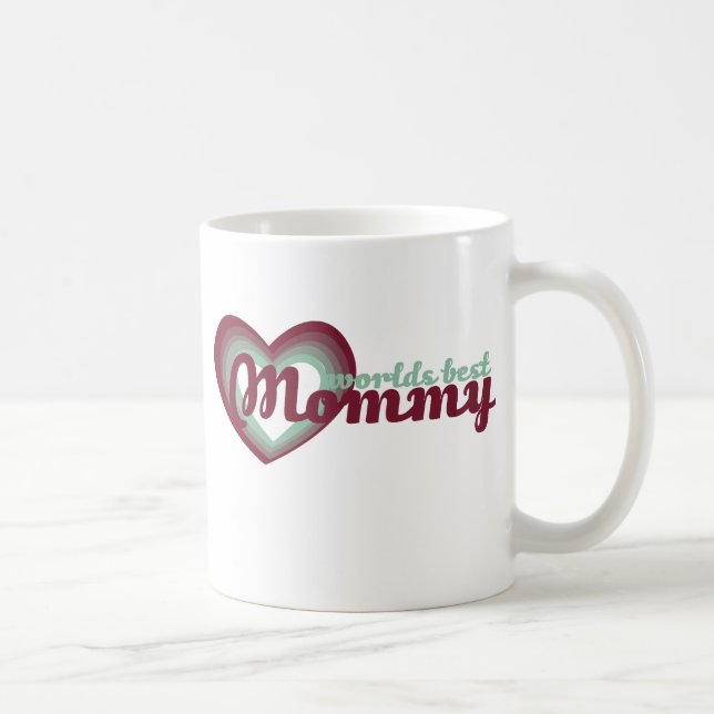 Caneca De Café Melhores Mamães do Mundo (Direita)