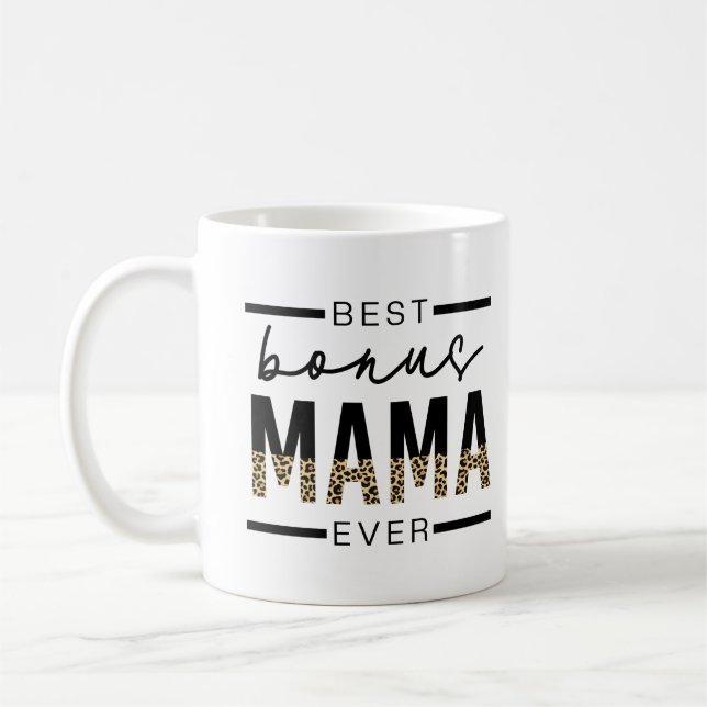 Caneca De Café Melhores presentes da mamãe para Stepman (Esquerda)