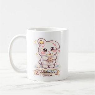 Caneca De Café Mello o Coelho de Mochi - Boba Mood 