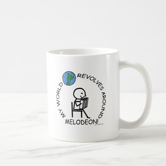 Caneca De Café Melodeon - O Mundo Revola-se (Direita)