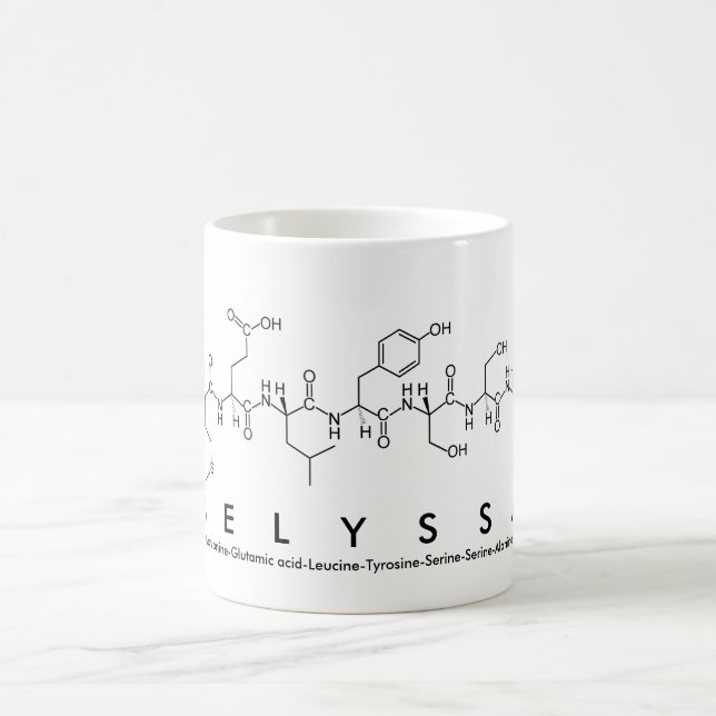 Caneca De Café Melyssa peptide nome mug (Centro)