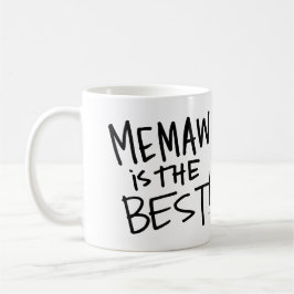 Caneca De Café Memaw é o melhor (Alfie e Pippa)