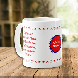Caneca De Café Membro da vida desportista Liars Club Mug
