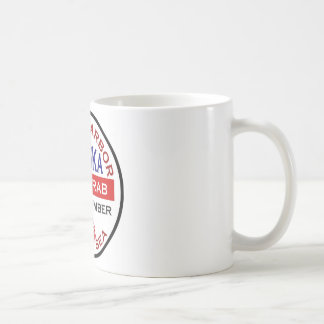 Caneca De Café Membro de grupo do Alasca do rei caranguejo do