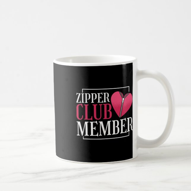 Caneca De Café Membro do Clube Zipper Sensibilização para a Doenç (Direita)