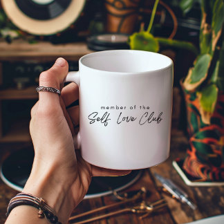 Caneca De Café Membro Do Presente De Autoamor, Autoamor, Presente