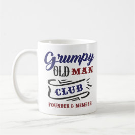 Caneca De Café Membro Fundador do Clube do Velho Resmungão