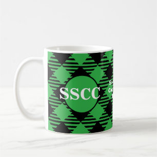 Caneca De Café Membro Personalizado do Clube da Xadrez Verde - Mu