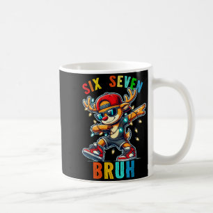 Caneca De Café Meme 6 7 Renas Dabbing Seis Sete Bruh Para Homens