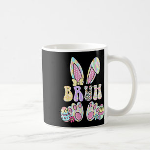 Caneca De Café Meme Bruh Dia de Páscoa Coelho Engraçado Ovos Adol