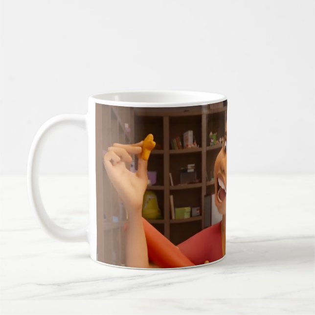 Caneca De Café Meme das Estrelas de Frango (Esquerda)