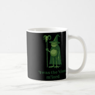 Caneca De Café Meme de Feiticeiro Era o Tismo Senhor Sapo Conscie