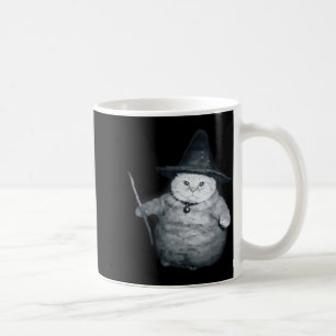 Caneca De Café Meme de Gatinho Bruxo Chonk Bruxa Gato Meme Estuda