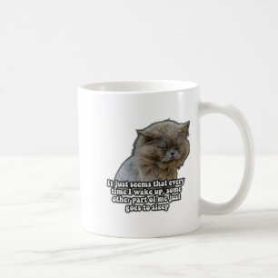 Caneca De Café Meme de Gato Engraçado Para Amantes de Gatos e Pro