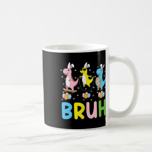 Caneca De Café Meme de Páscoa do Coelho Engraçado Ovos T-rex Meni