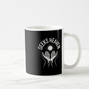 Caneca De Café Meme Divertido 67 Procura Céu Irônico Espiritual R