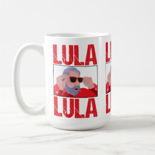 Caneca De Café Meme do Lula de Óculos de Sol