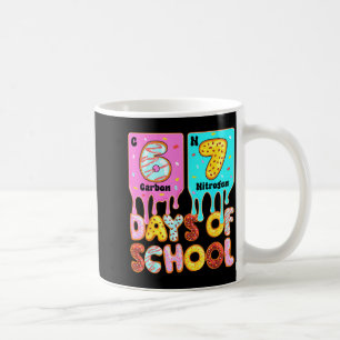 Caneca De Café Meme engraçado de 67 dias de aula Tabela periódica