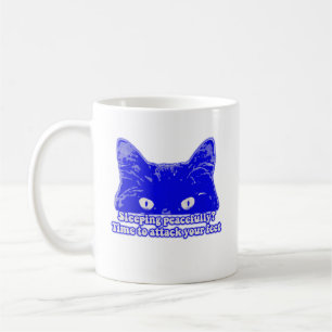Caneca De Café Meme engraçado de gato para donos e amantes de gat