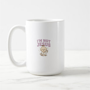 Caneca De Café meme estético de cachorro engraçado jesus