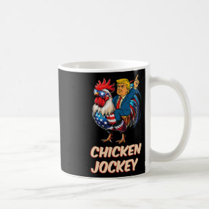 Caneca De Café Meme Funny Trump Chicken Jockey