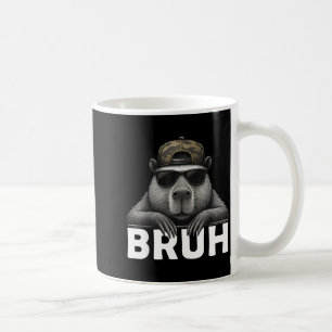 Caneca De Café Meme Gráfico Divertido Capivara Bruh Para Meninos 