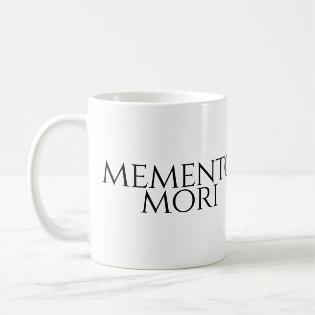 Caneca De Café Memento Mori (Esquerda)