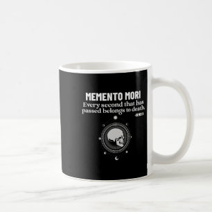 Caneca De Café Memento Mori Seneca Stoicismo Filosofia Estática