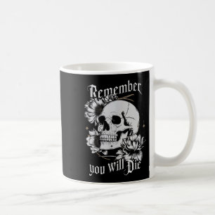 Caneca De Café Memento Mori Skull Filosofia Estática Homens Mulhe