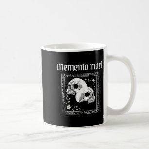 Caneca De Café Memento Mori Skull Filosofia Estática Homens Mulhe