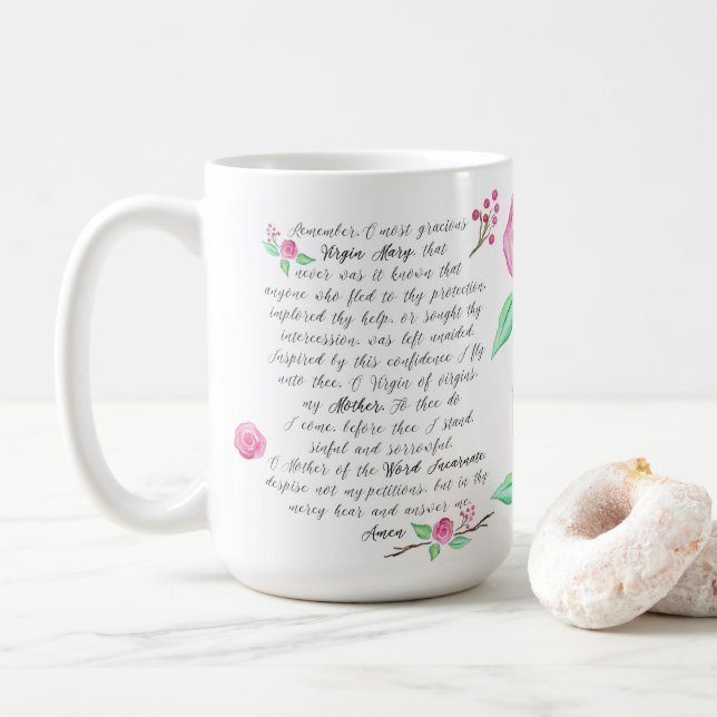 Caneca De Café Memorare (Com Donut)
