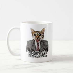 Caneca De Café Memória de gato engraçada para gatinhos e donos de