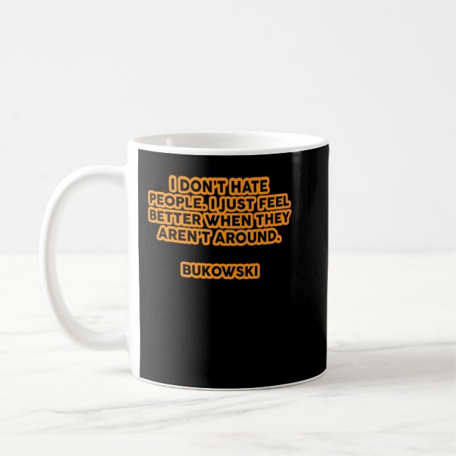 Caneca De Café Memória Maravilhosa Charles Bukowski Legal Gif (Esquerda)