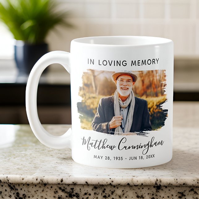 Caneca De Café Memória personalizada de amor Memória Memorial (Criador carregado)