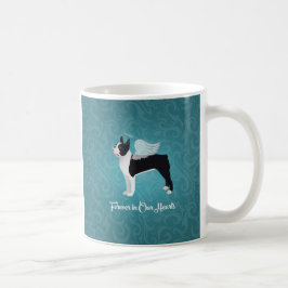 Caneca De Café Memória Pet Angel Terrier Black Boston