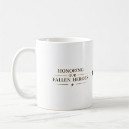 Caneca De Café Memorial Day Fallen Heroes / Día de los Caídos