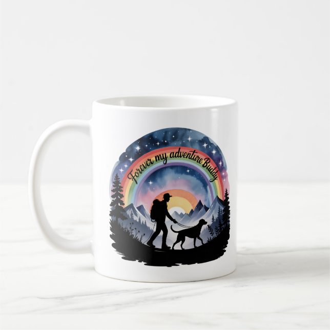 Caneca De Café Memorial do Meu Adventure Buddy (Esquerda)