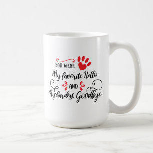 Caneca De Café Memorial do Nome e Cotação de Pet