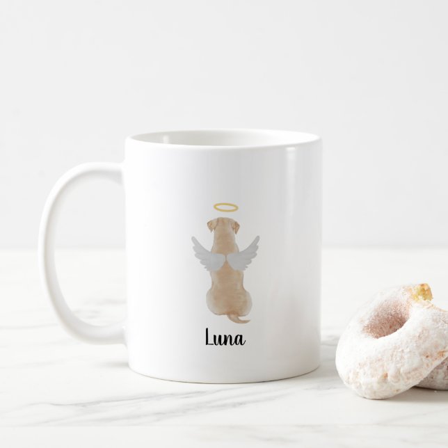 Caneca De Café Memorial Personalizado De Cães Coffee Mug (Com Donut)