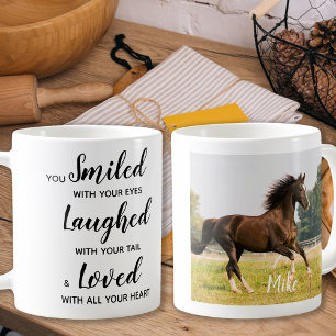 Caneca De Café Memorial Personalizado de Cavalo de Manutenção d