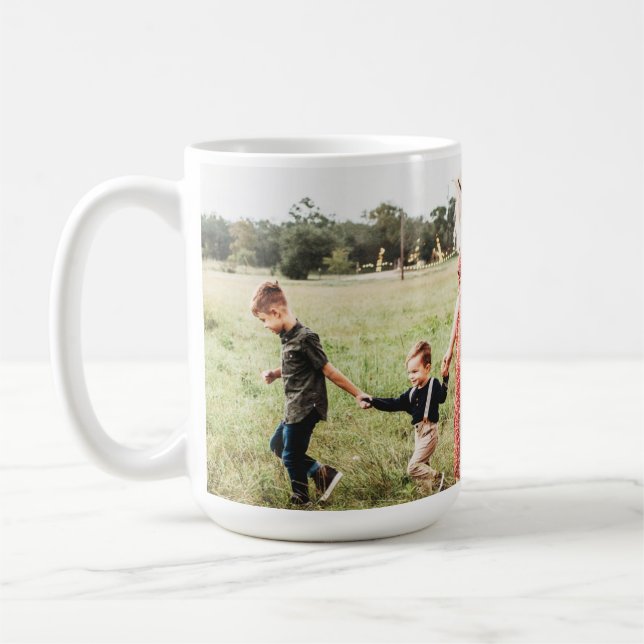 Caneca De Café Memórias da Família Trendy Mug Foto (Esquerda)
