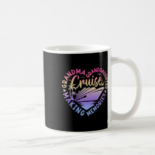 Caneca De Café Memórias de Avó e Netas para Férias de Cruzeiro
