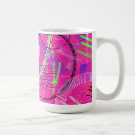Caneca De Café Memórias de infância Abstrato arte