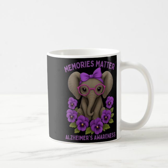 Caneca De Café Memórias Heimer Consciência Flor de Elefante Puro (Direita)