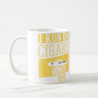 Caneca De Café Men Cigars Smoking Cigar Smoke Funny I Run On Ciga