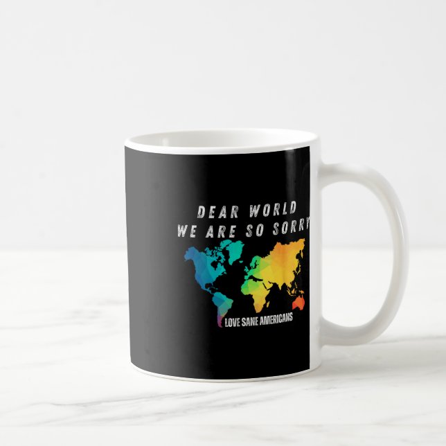 Caneca De Café Men Dear World  (Direita)