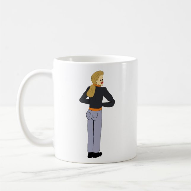 Caneca De Café menina (Esquerda)