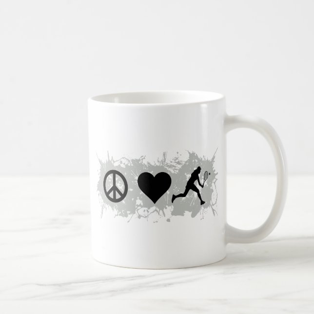 Caneca De Café Menina 2 do tênis (Direita)